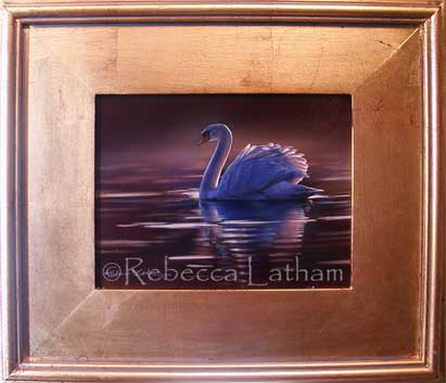 FramedMuteSwanRst Nov05 Mute Swan Painting Finished