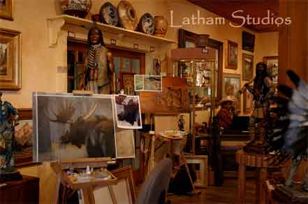 Interior of Galleries West Fine Art in Jackson Hole Wyoming Interior of Galleries West Fine Art in Jackson Hole Wyoming