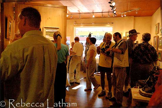 Reception for the National Plein Air Painters Society at Galleries West Fine Art in Jackson Hole, Wyoming PAPshow gallerieswest Painting in Jackson Hole