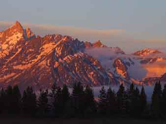 teton sunrise Mountain Inspirations   Grand Teton National Park