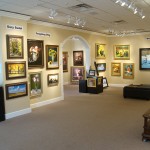 Interior of the Robert Paul Galleries in Stowe, Vermont