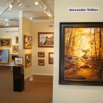 Interior of the Robert Paul Galleries in Stowe, Vermont