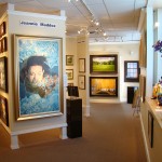 Interior of the Robert Paul Galleries in Stowe, Vermont