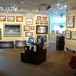 Interior of the Robert Paul Galleries in Stowe, Vermont