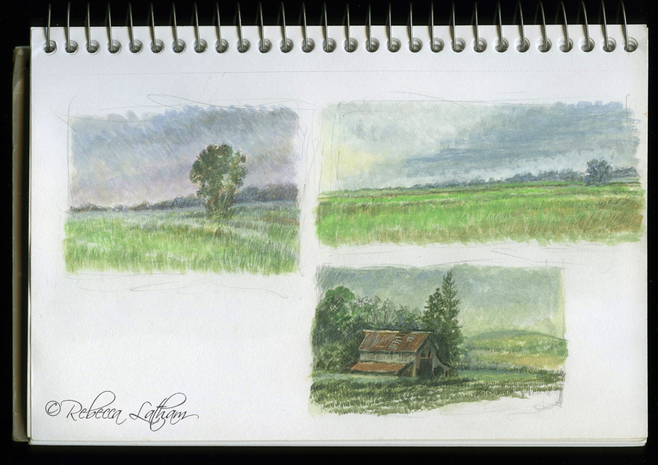 sketchbook sketchbook001 Color Studies from Iowa & Southern Minnesota