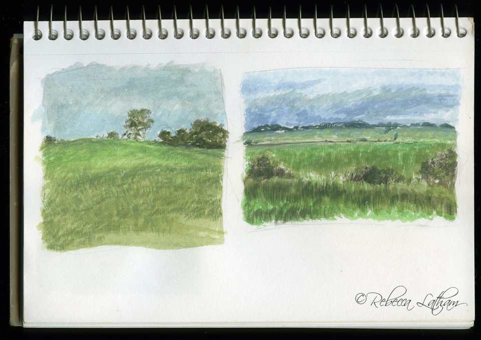 sketchbook sketchbook002 Color Studies from Iowa & Southern Minnesota