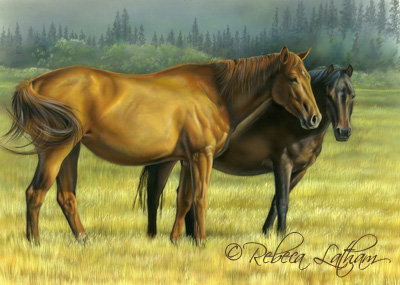 Free Spirits by Rebecca Latham freespirits rebeccalatham American Plains Artists 2011 National Show